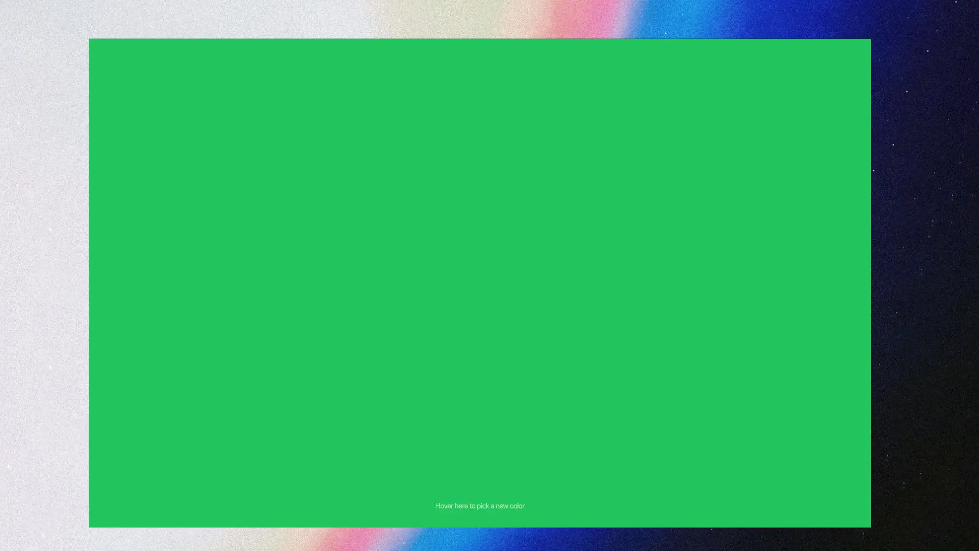 Background Color Picker preview