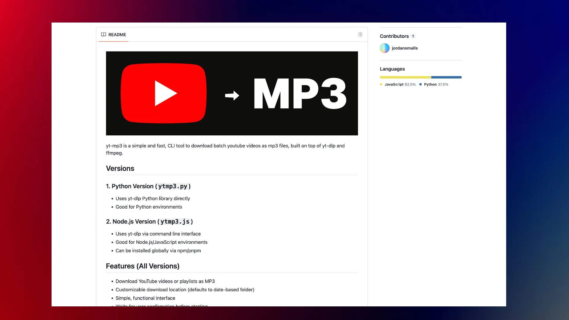 yt-mp3 preview